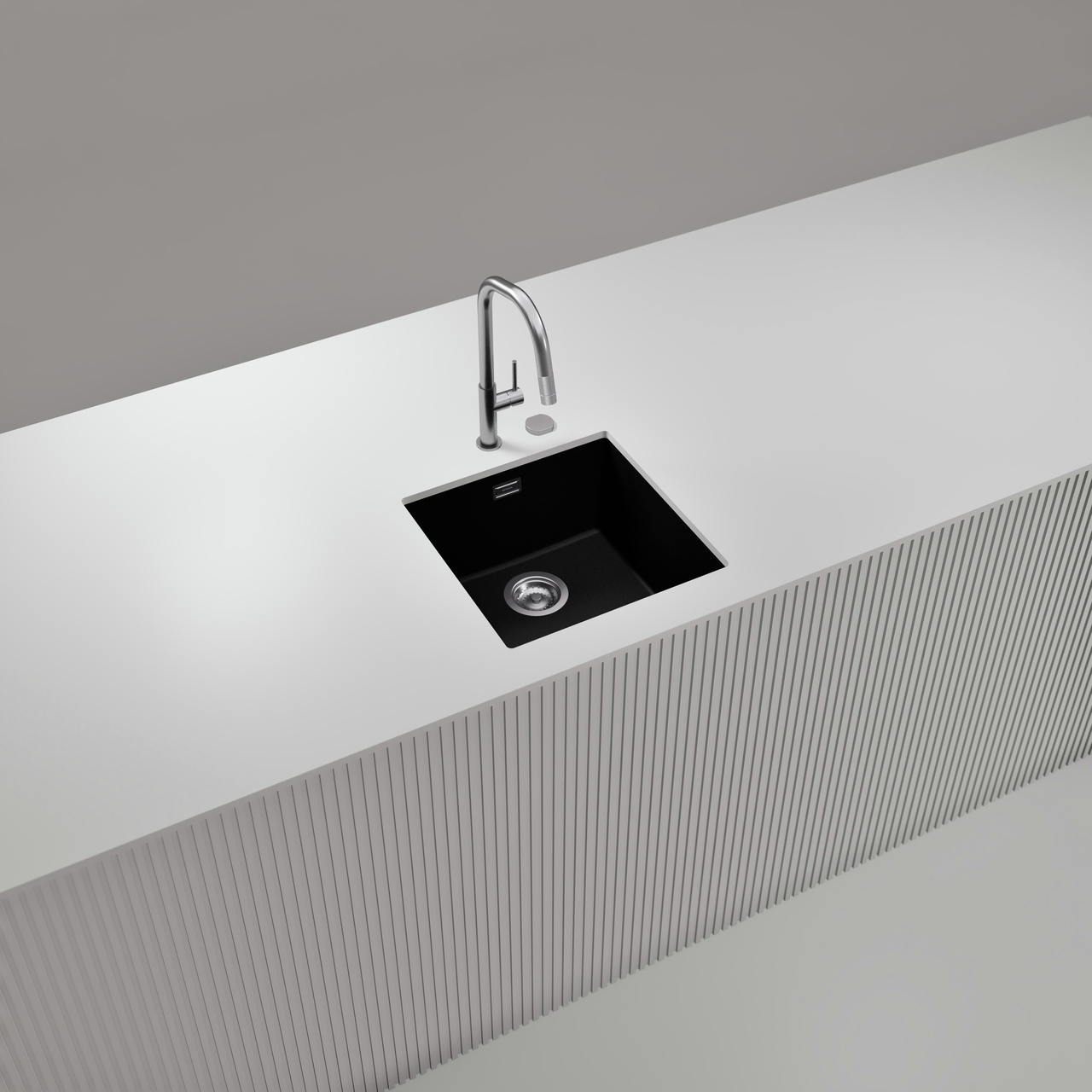 Dřez FORMHAUS D-100LS NERO